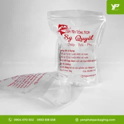 Túi zip trong suốt đáy đứng | In ấn theo yêu cầu, Giá tốt 24 321