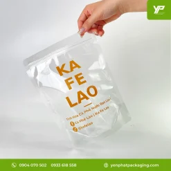 Túi zip trong suốt đáy đứng | In ấn theo yêu cầu, Giá tốt 25 530