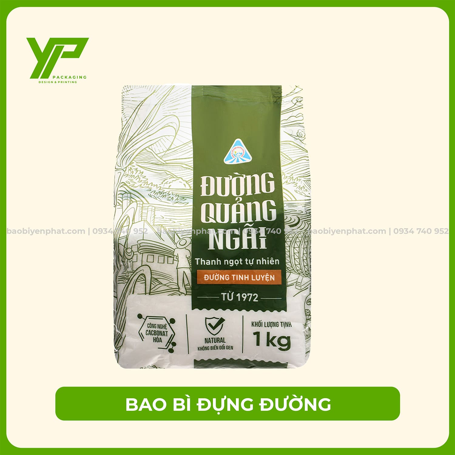 Bao bì đựng đường 1 Bao bì đựng đường