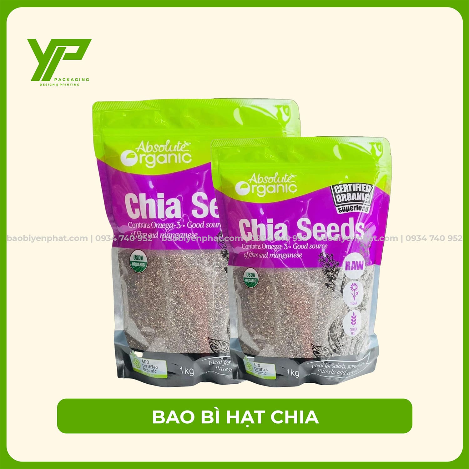 Bao bì hạt chia