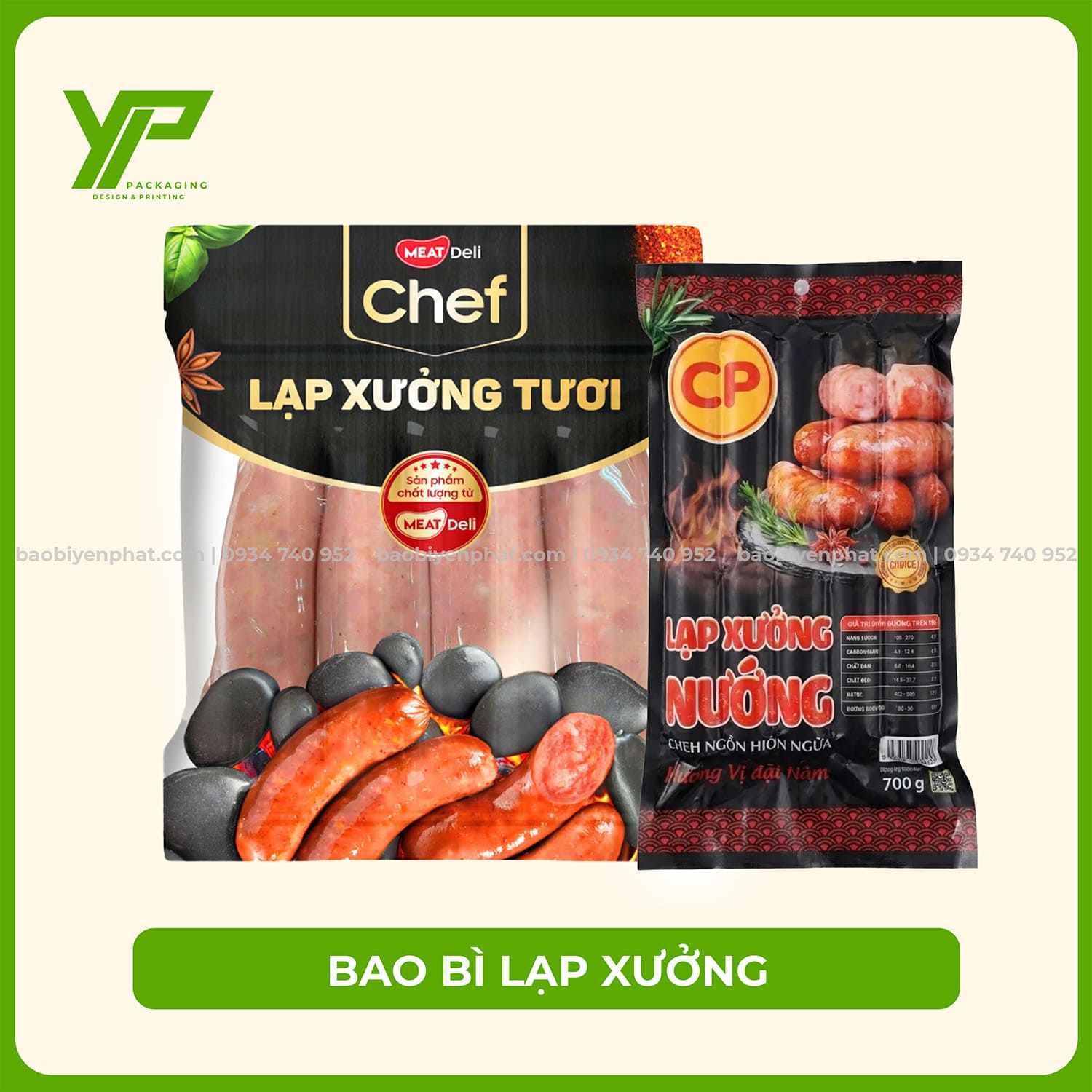 Bao bì lạp xưởng 1 Bao bì lạp xưởng