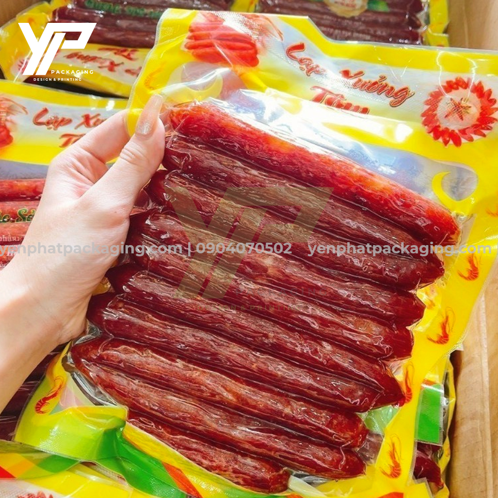 Túi đựng lạp xưởng in ấn theo yêu cầu