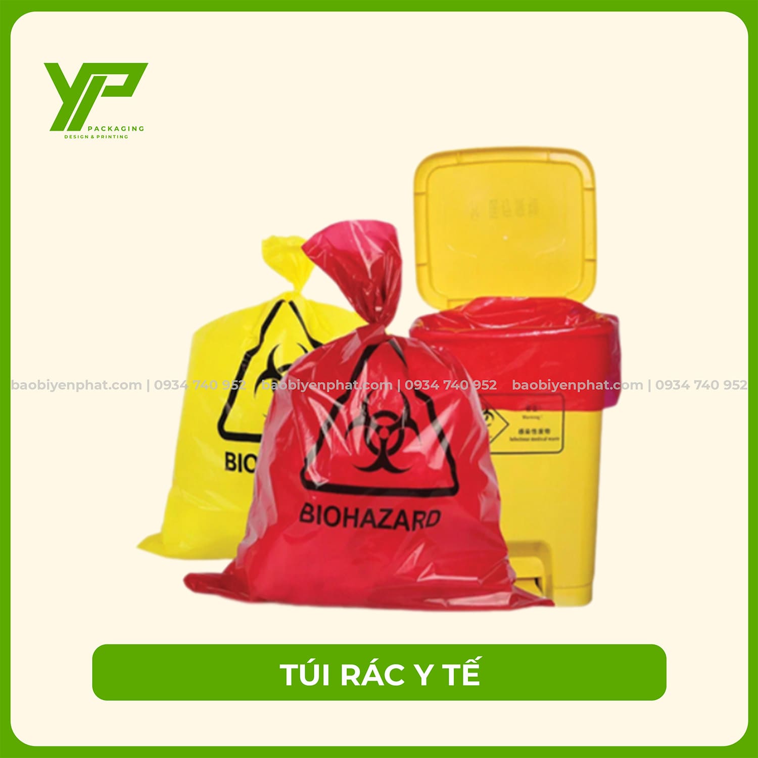 Túi rác y tế 1 Túi rác y tế