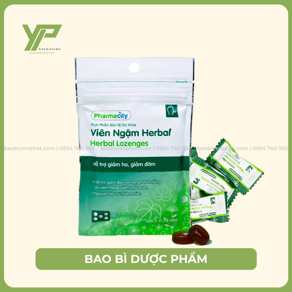 Xưởng in bao bì dược phẩm, túi đựng thuốc pharmacity uy tín HCM