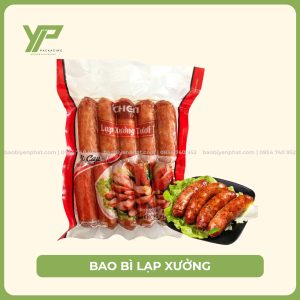 Xưởng in bao bì lạp xưởng, túi pa hút chân không, túi zip đựng lạp xưởng giá rẻ