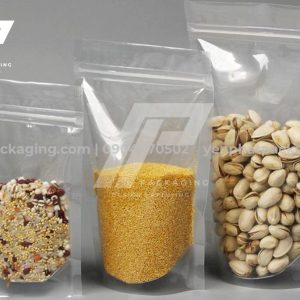 Túi zip trong suốt 11 tui zip 2 mat trong dung thuc pham