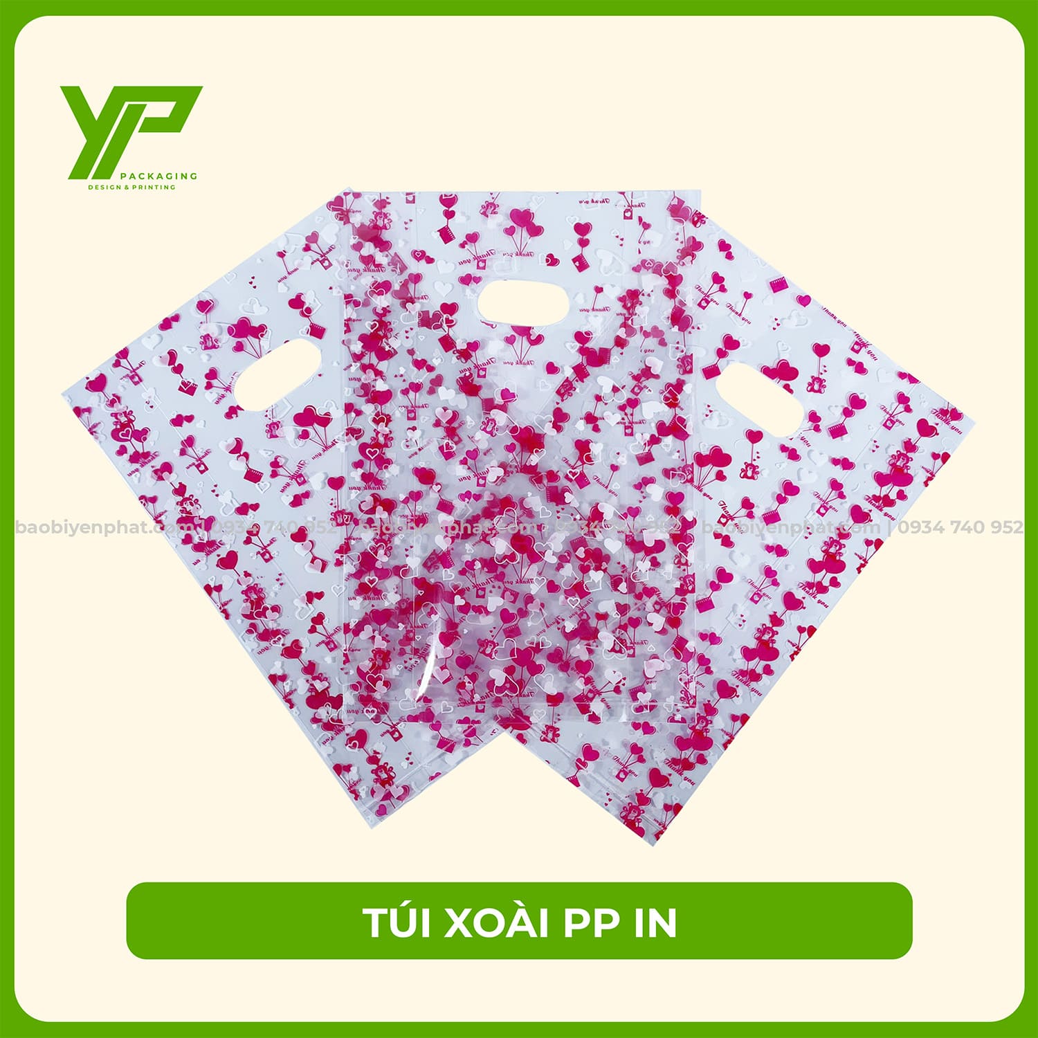Túi hột xoài PP in