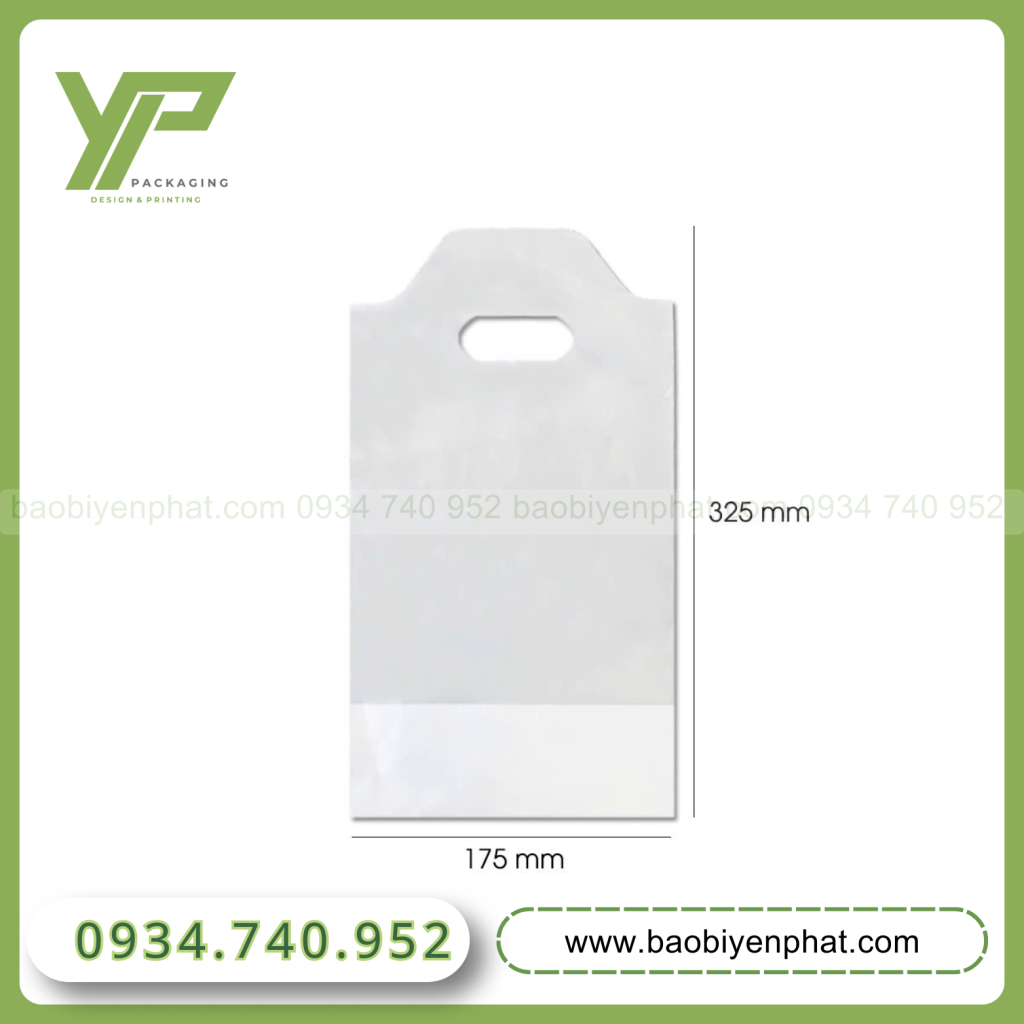 Túi đựng ly chất liệu PE loại 1 ngăn