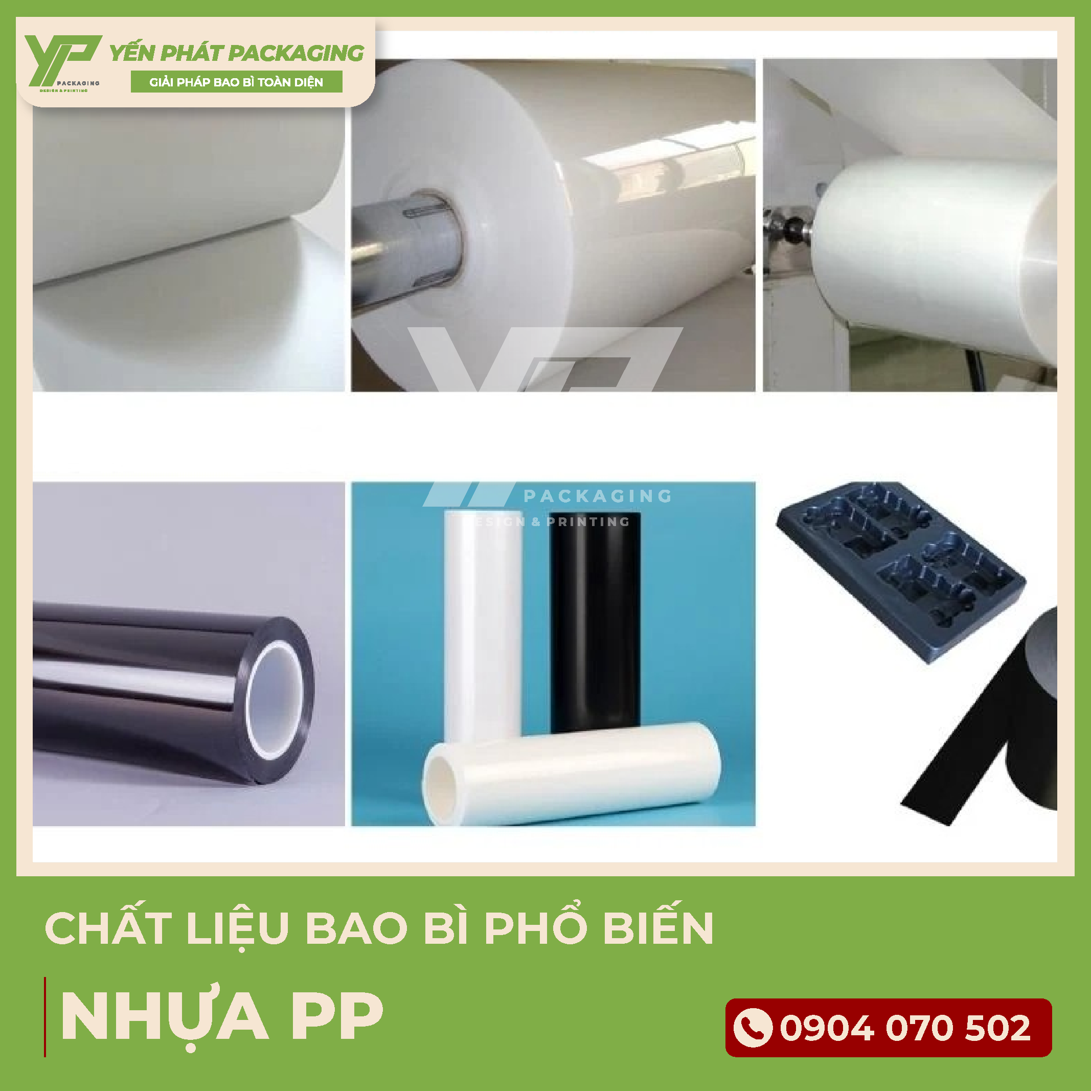 Nhựa PP là loại chất liệu bao bì được ứng dụng phổ biến