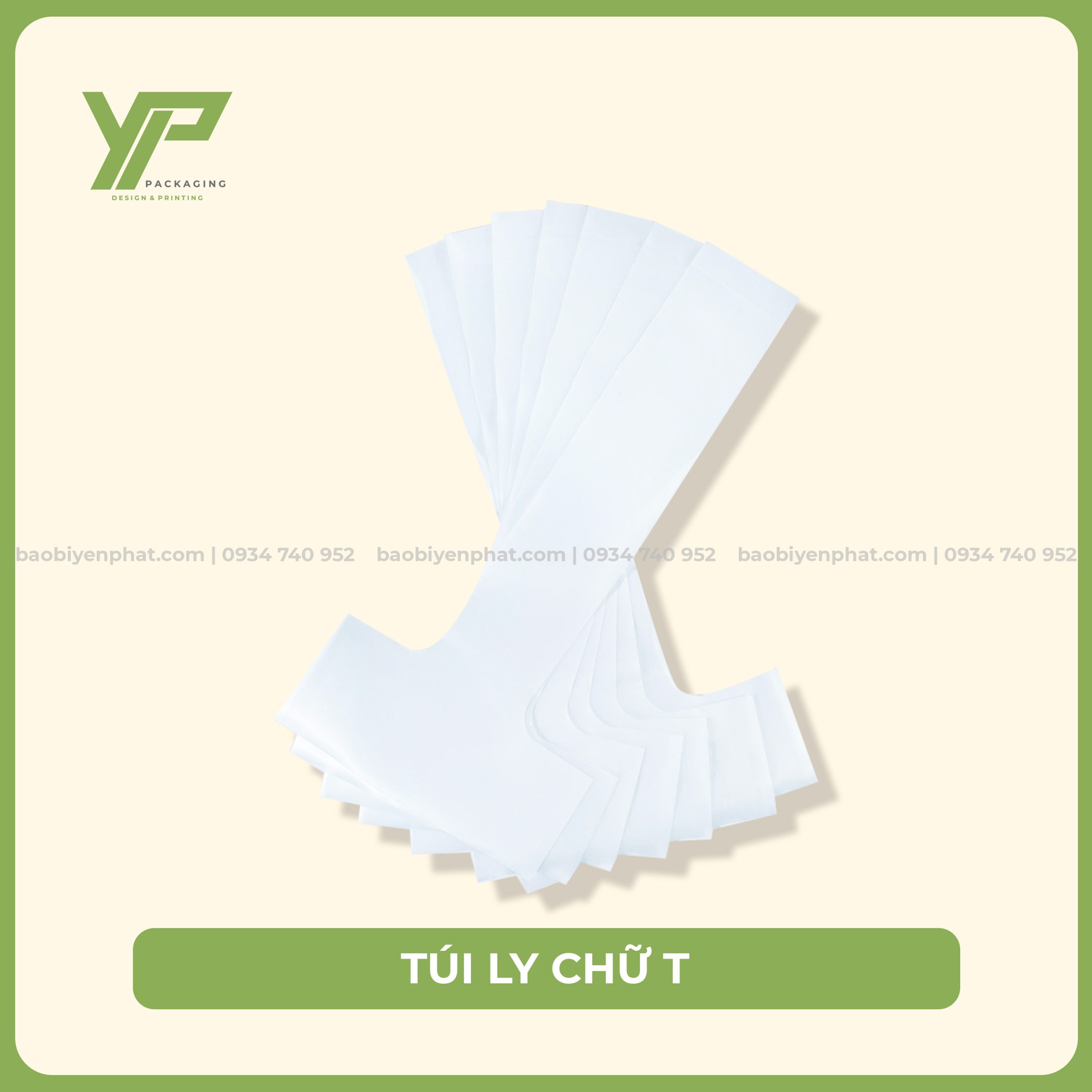 Túi đựng ly chữ T