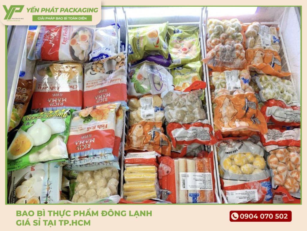 Yến Phát Packaging sản xuất bao bì thực phẩm đông lạnh giá sỉ tại HCM