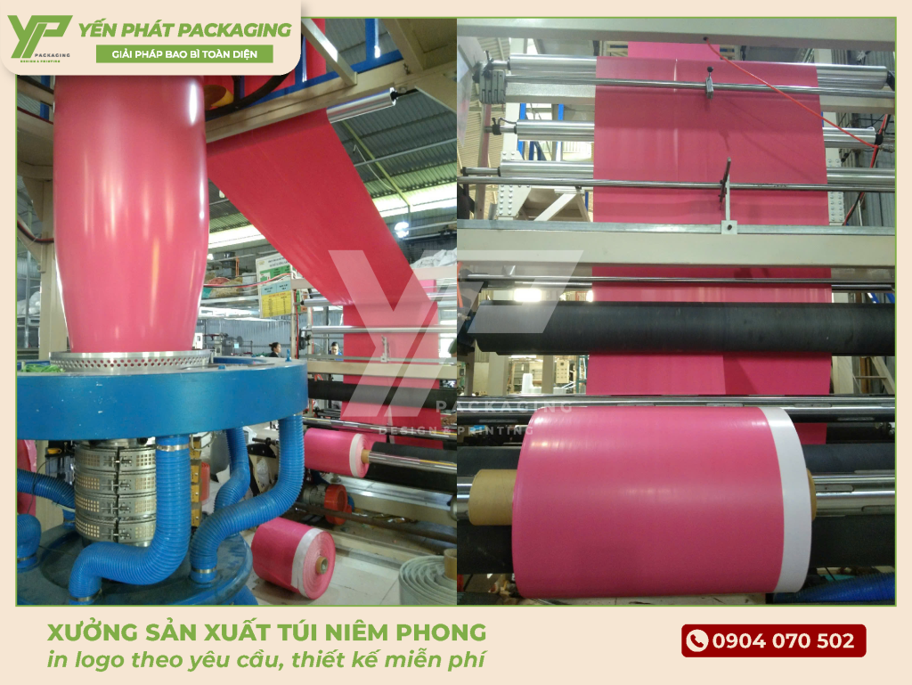 Xưởng sản xuất túi niêm phong in logo theo yêu cầu, thiết kế miễn phí - Yến Phát Packaging