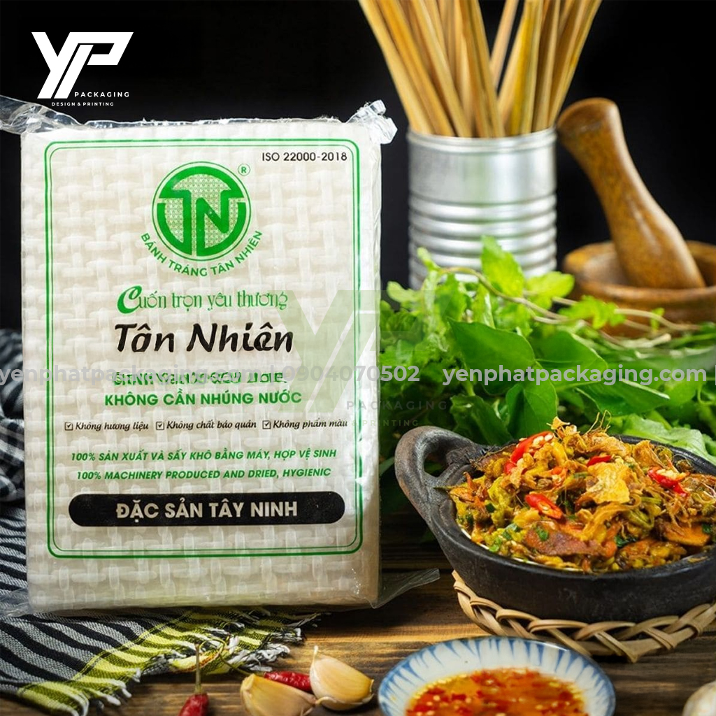 Túi đựng bánh tráng giá rẻ, in lụa số lượng ít, giá rẻ tiết kiệm