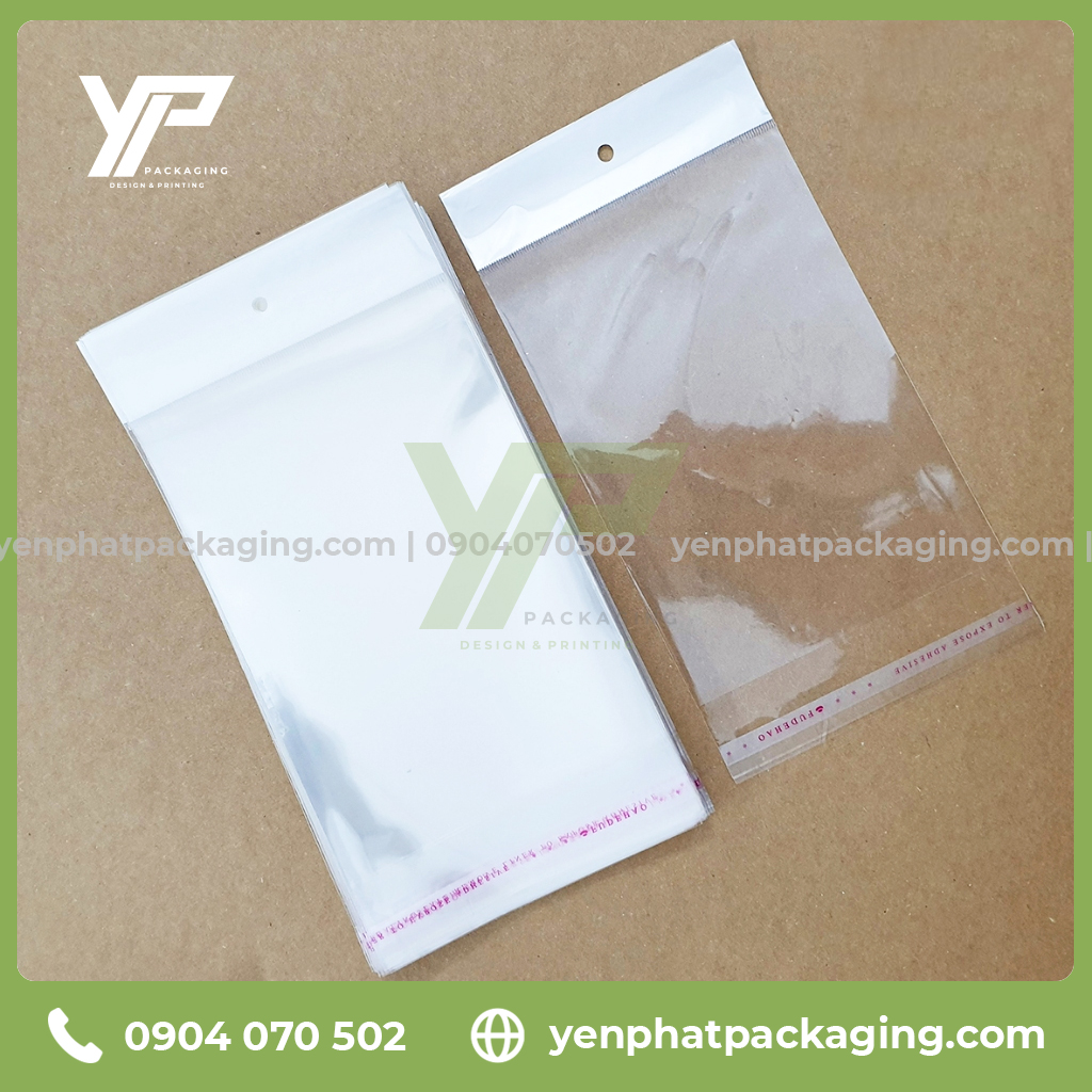 Túi OPP màng ngọc dán miệng giá xưởng HCM