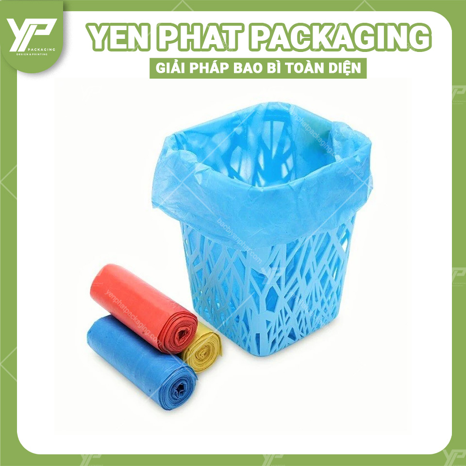 Túi rác cuộn size nhỏ dùng cho hộ gia đình, văn phòng