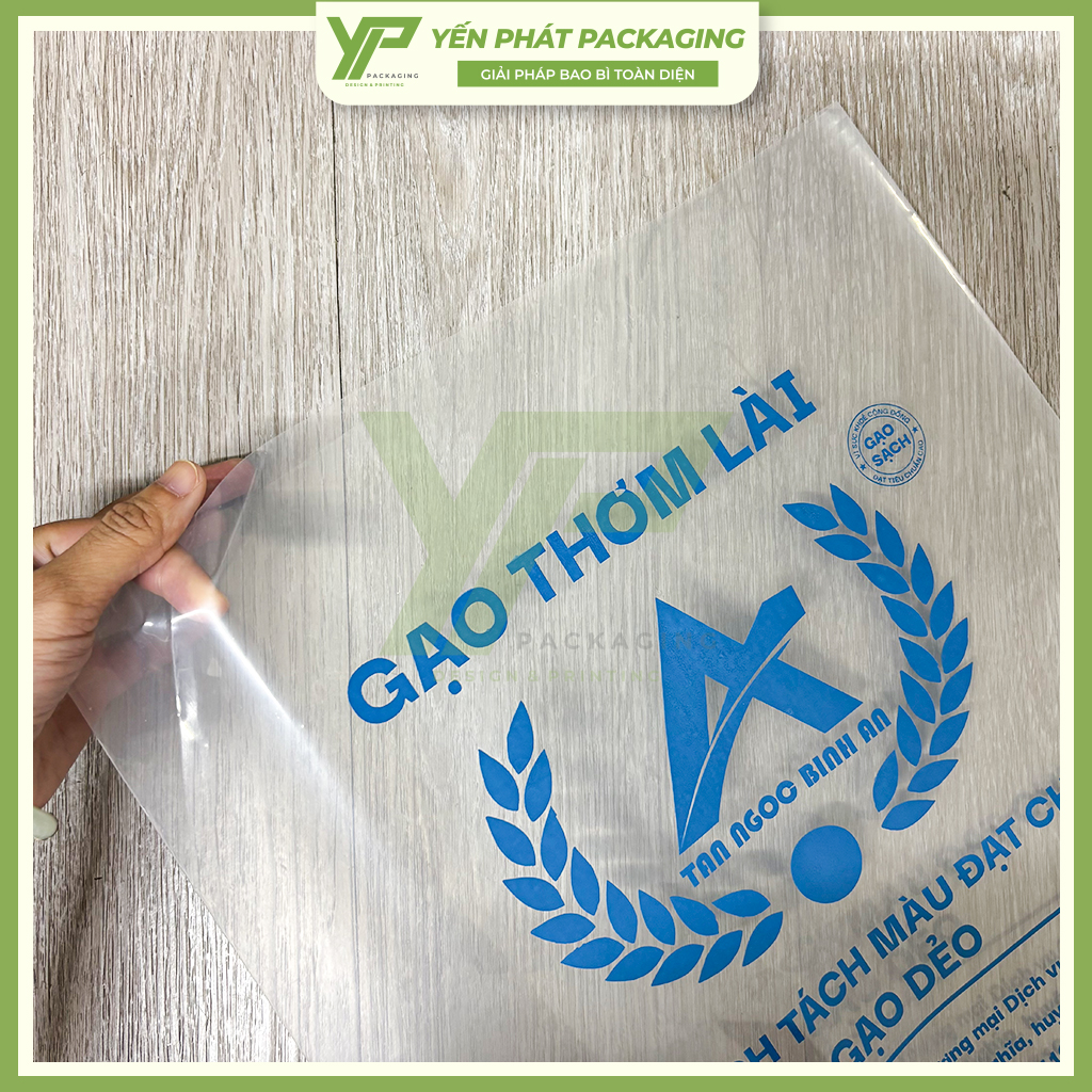 In bao bì gạo số lượng ít từ 25Kg tại Yến Phát vẫn đảm bảo chất lượng với chi phí tiết kiệm