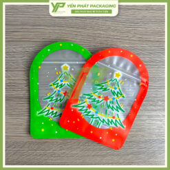 tui zip nho mau giang sinh dung banh keo yen phat packaging