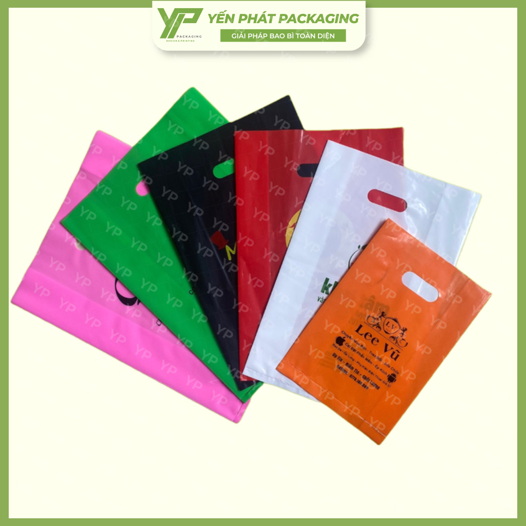 Xưởng In Túi Ni Lông, Túi Siêu Thị 2 Quai Giá Rẻ HCM 4 In tui ni long so luong it