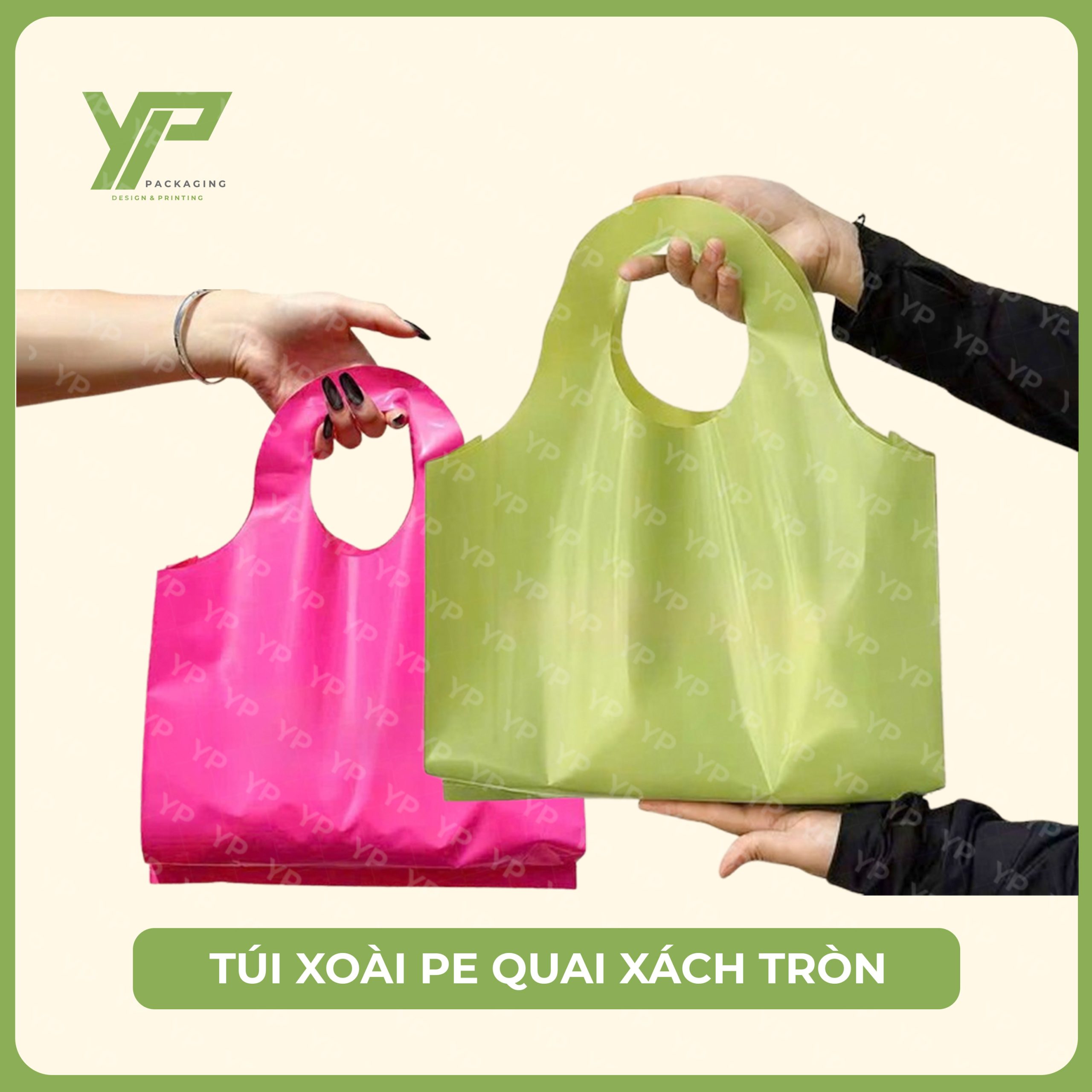 Túi Hột Xoài PE Quai Tròn (Mẫu mới)