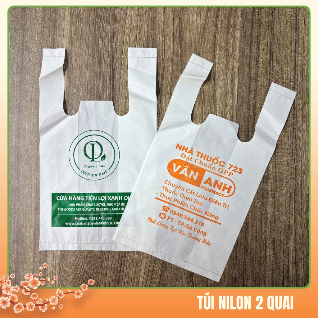 Túi nilong hai quai / Túi siêu thị 2 quai