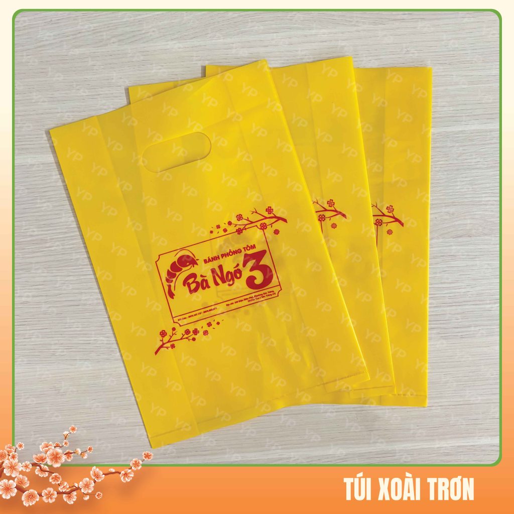 Túi xoài pe in mẫu bao bì Tết 2026 theo yêu cầu, nhận in từ 10Kg