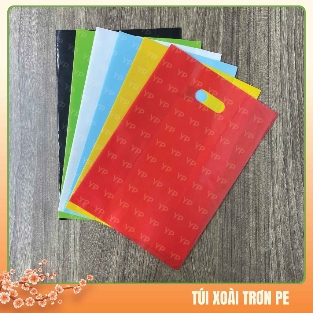 Túi xoài trơn pe đủ màu, hàng sẵn gia nhanh