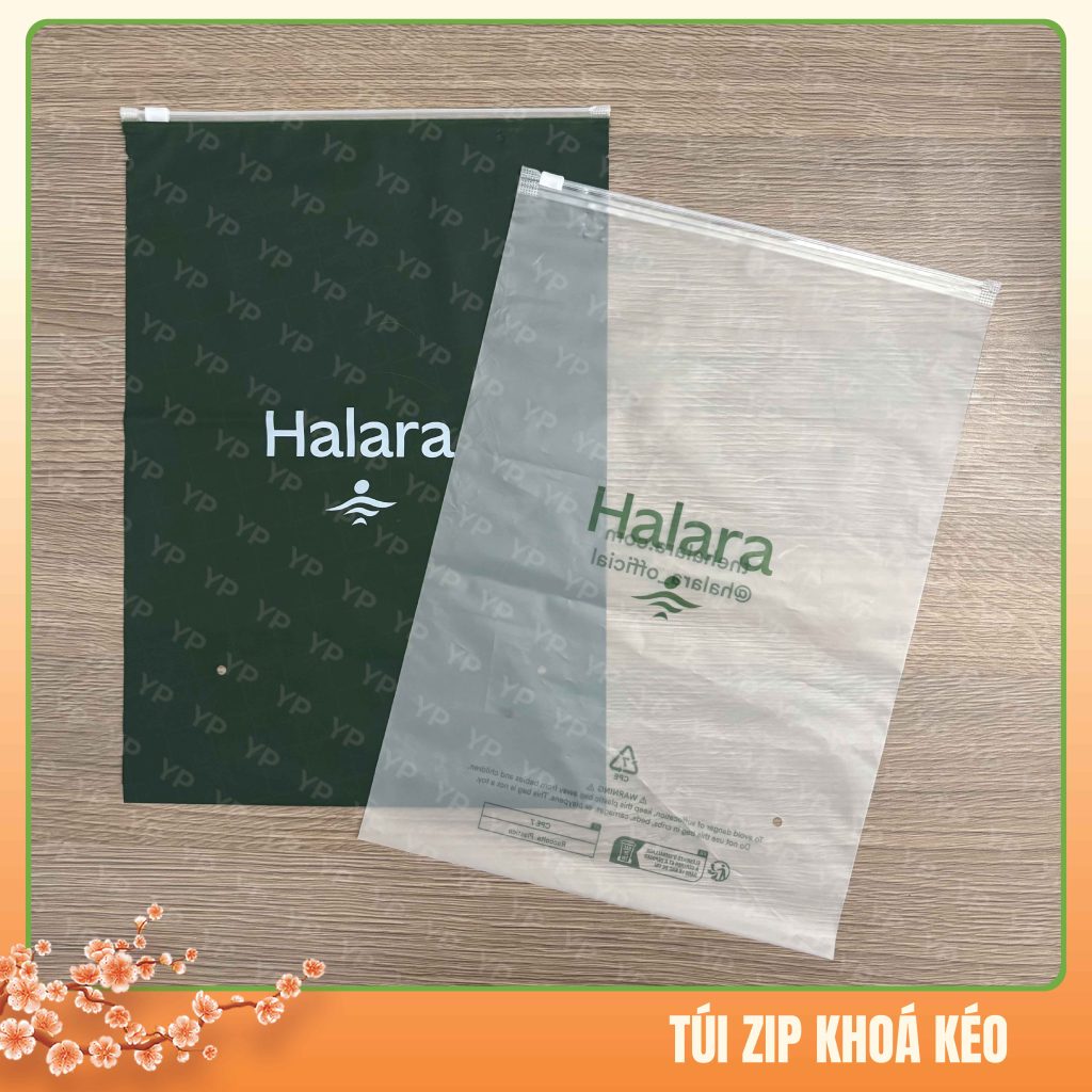 Túi zip khoá kéo / Túi zip lụa mờ cao cấp