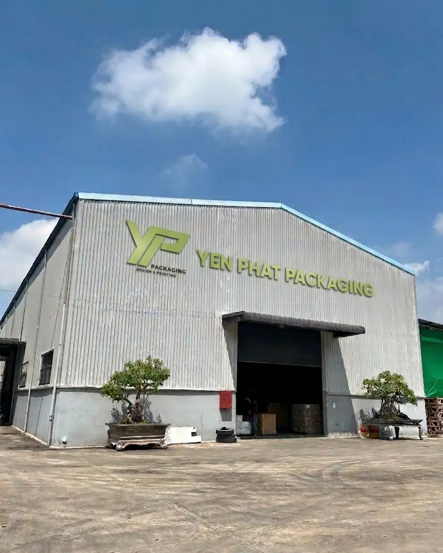 hình ảnh nhà máy sản xuất và in bao bì Yến Phát tại Ấp Voi Lá, xã Bến Lức, tỉnh Tây Ninh