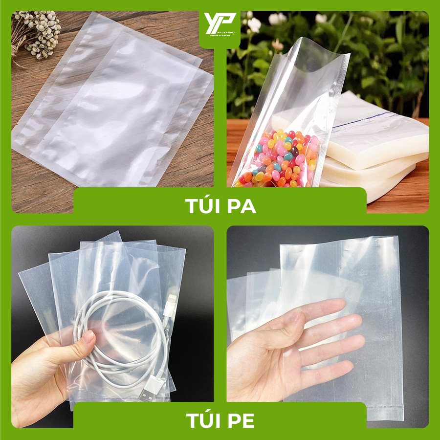 Nên Chọn Túi PE Hay PA? So Sánh Loại Bao Bì Nào Tốt Nhất Cho Sản Phẩm Của Bạn? 2 tui pa pe