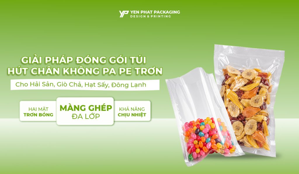 Giải Pháp Đóng Gói Túi Hút Chân Không PA PE Trơn Cho Hải Sản, Giò Chả, Hạt Sấy 7 giai phap dong goi tui hck
