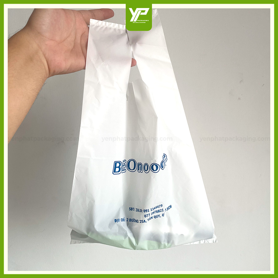 TÚI QUAI SỮA - TÚI NILON 2 QUAI ĐỦ KÍCH THƯỚC IN ẤN TỪ 10KG 7 tui hai quai dung my pham