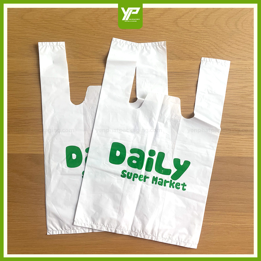 TÚI QUAI SỮA - TÚI NILON 2 QUAI ĐỦ KÍCH THƯỚC IN ẤN TỪ 10KG 5 tui hai quai in lua